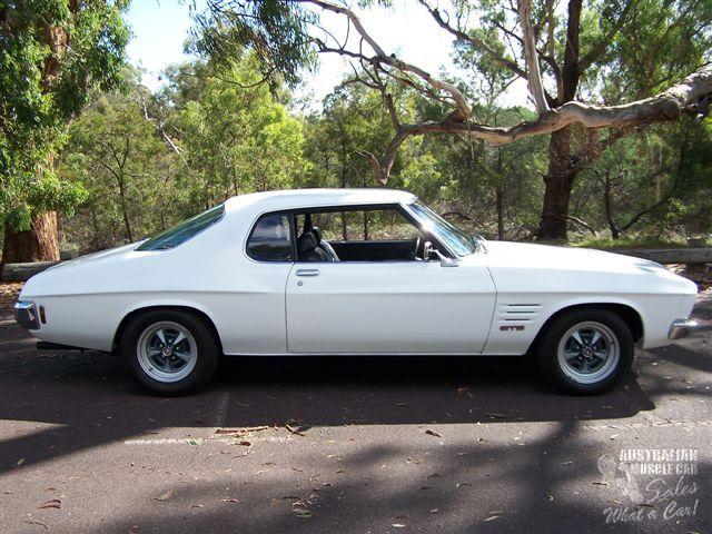 HQ Holden in Glacier White — Monaro GTS Coupe
