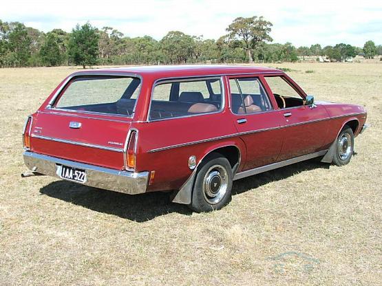 HQ Holden in Salamanca Red — Premier Station Sedan