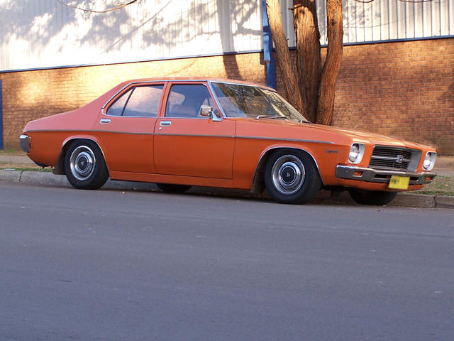 HQ Holden in Saffron Met — Kingswood Sedan