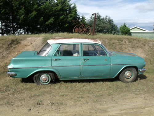 EJ Holden in Atherton Ivory over Wimmera Green Met — Premier Sedan