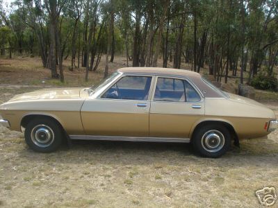 HQ Holden in Patina Gold Met — Premier Sedan