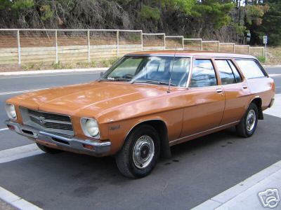 HQ Holden in Russet — Kingswood Station Sedan