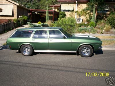 HQ Holden in Monterey Green Met — Premier Station Sedan