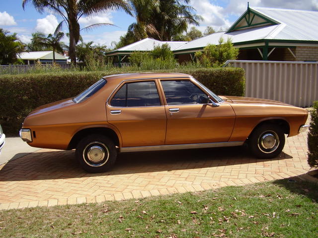 HQ Holden in Etruscan Gold Met — Premier Sedan