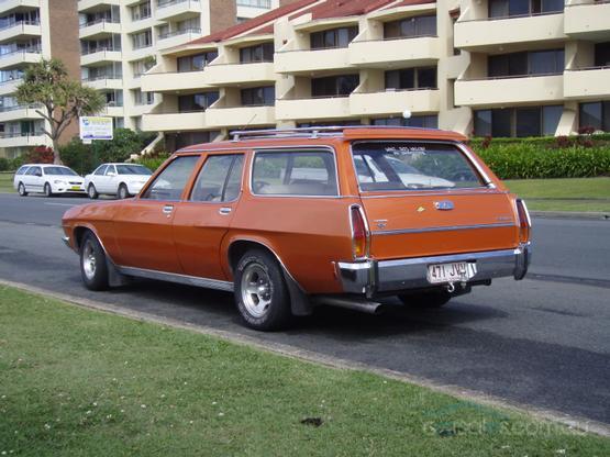 HQ Holden in Saffron Beige — Premier Station Sedan