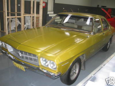 HQ Holden in Sunburst Met — Premier Sedan