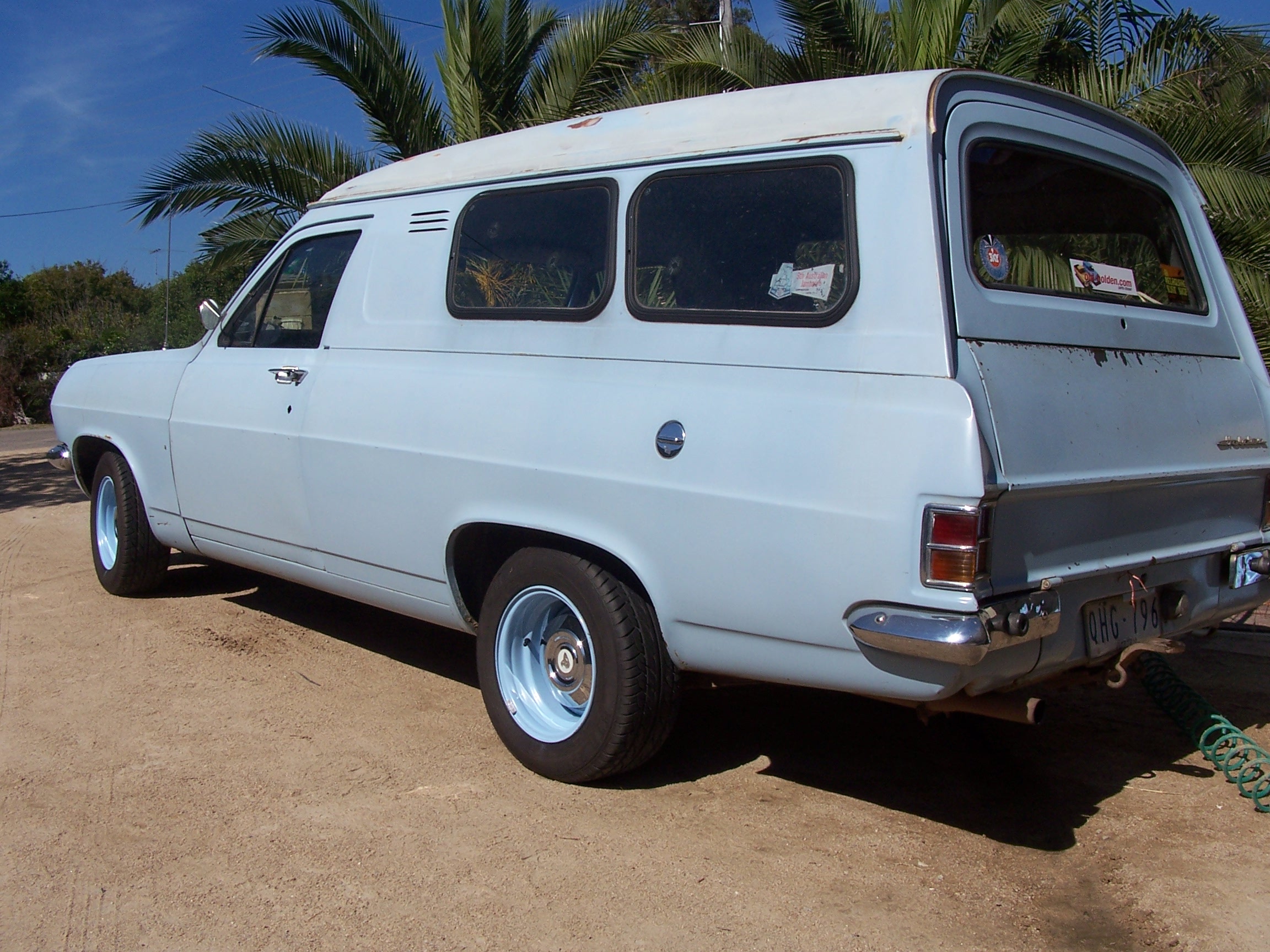 HR Holden in Minerva Blue — Panel Van
