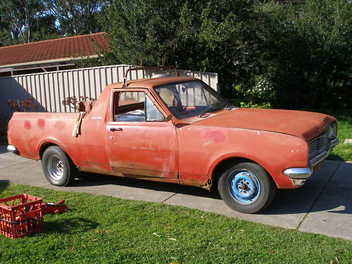 HT Holden in Post Office Red — Belmont Utility