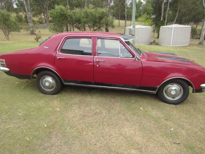 HT Holden in Spanish Red — Kingswood Sedan