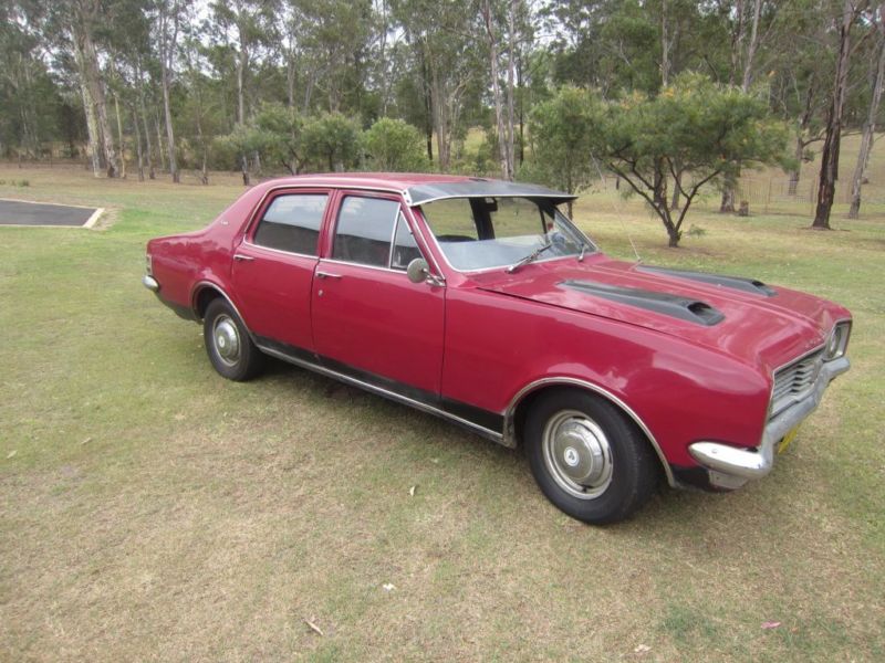 HT Holden in Spanish Red — Kingswood Sedan
