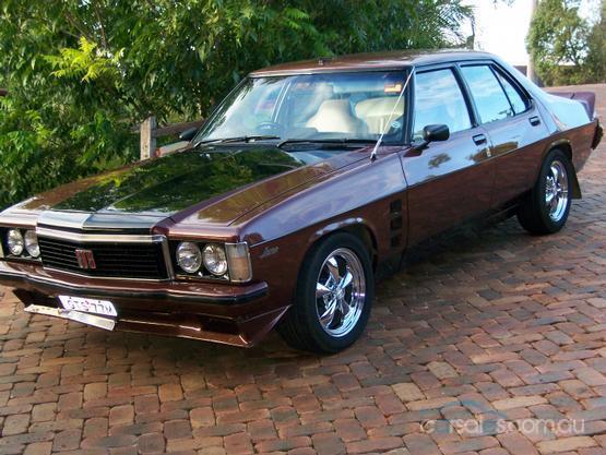 HX Holden in Sierra Tan Met — Monaro GTS Sedan