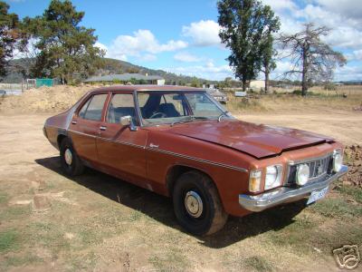 HX Holden in Persian Sand Met — Kingswood Sedan
