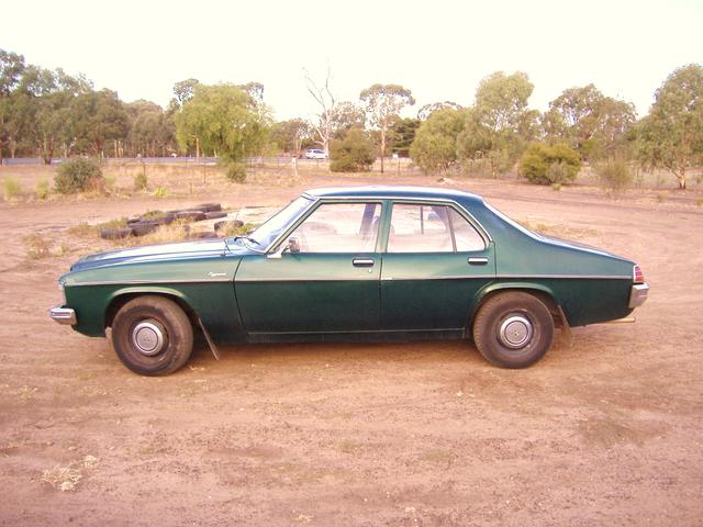 HX Holden in Jade Green Met — Kingswood Sedan