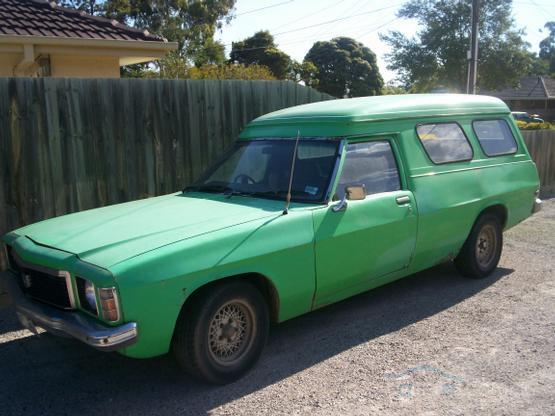 HX Holden in Mint Julip — Holden Panel Van