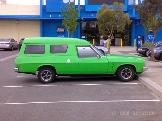 HX Holden in Mint Julip — Holden Panel Van