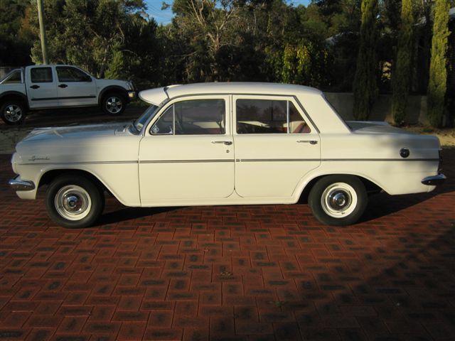 EH Holden in Fowlers Ivory — Special Sedan
