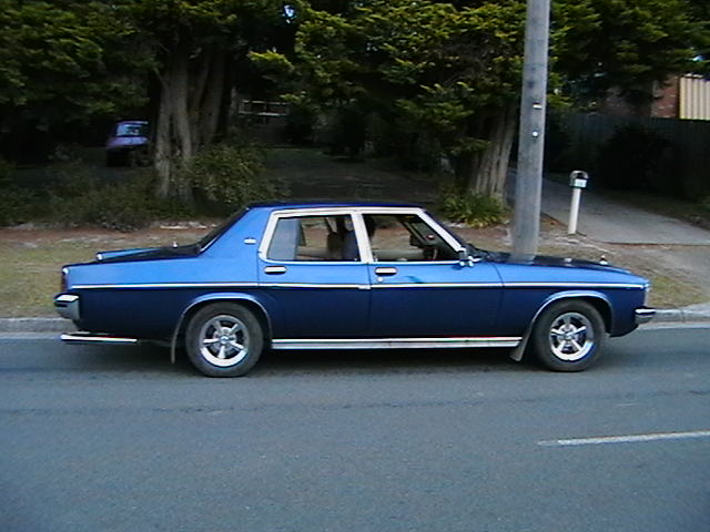 HX Holden in Deauville Blue Met — Statesman DeVille Sedan