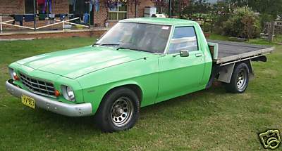HZ Holden in Panama Green — Cab & Chassis