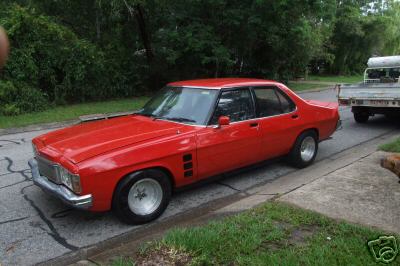HZ Holden in Flamenco Red — GTS Sedan