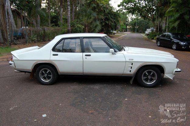 HZ Holden in Palais White — GTS Sedan