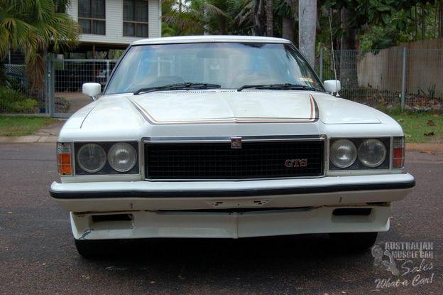 HZ Holden in Palais White — GTS Sedan