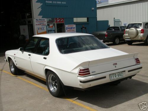 HZ Holden in Palais White — GTS Sedan