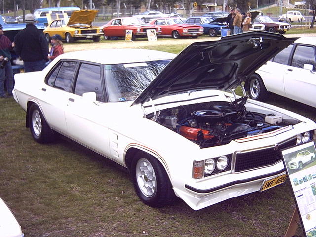 HZ Holden in Palais White — GTS Sedan