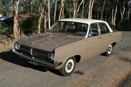 HD Holden in Fowlers Ivory over Taralga Fawn — Special Sedan