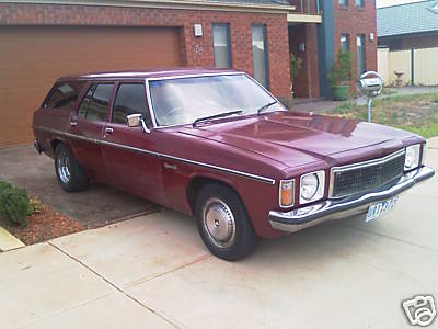 HZ Holden in Maderia Red — Kingswood SL Station Wagon