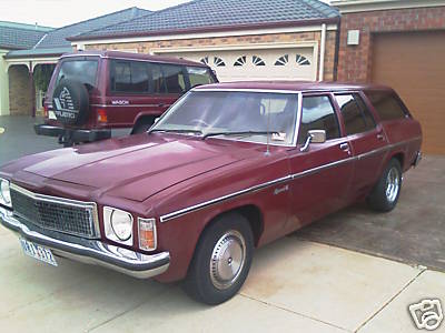 HZ Holden in Maderia Red — Kingswood SL Station Wagon