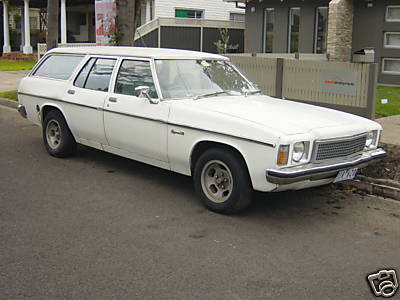 HZ Holden in Palais White — Kingswood SL Station Wagon
