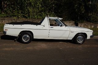 HZ Holden in Palais White — Kingswood Coupe Utility