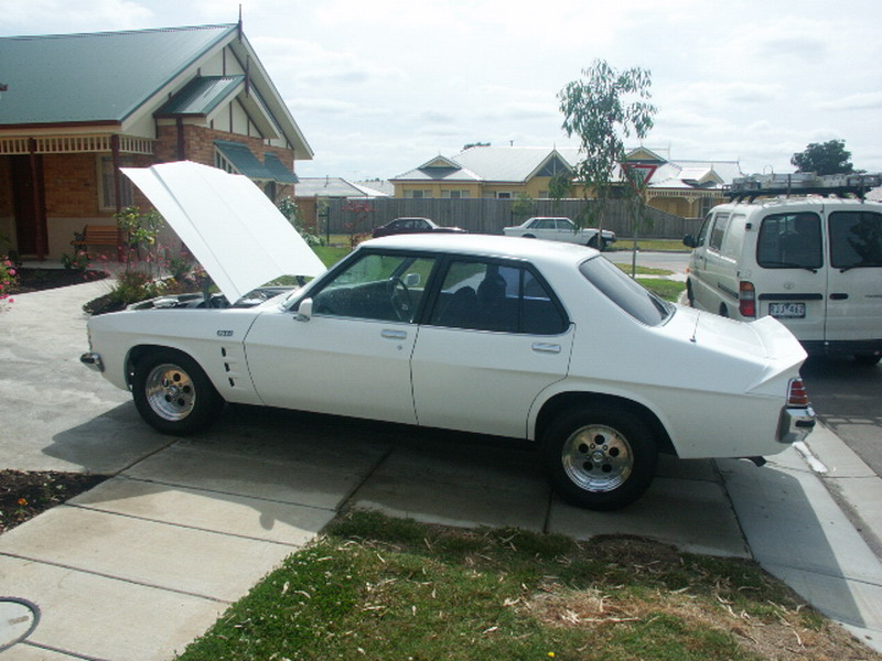HZ Holden in Palais White — GTS Sedan