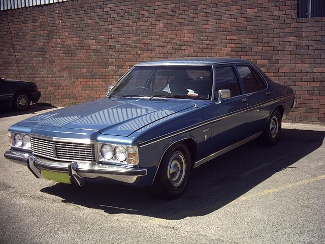 HZ Holden in Mirage Blue Met — Premier Sedan