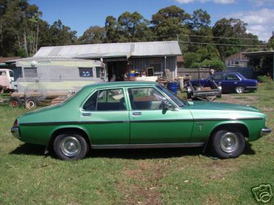 HZ Holden in Super Mint Met — Premier Sedan
