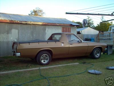 HZ Holden in Saddle Tan Met — Holden Coupe Utility