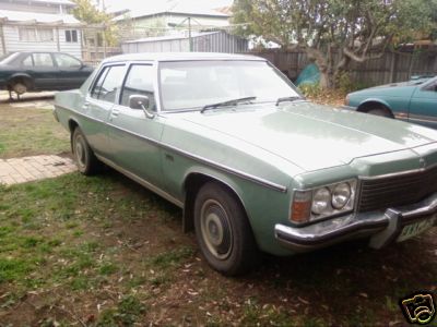 HZ Holden in Sage Green Met — Statesman DeVille Sedan