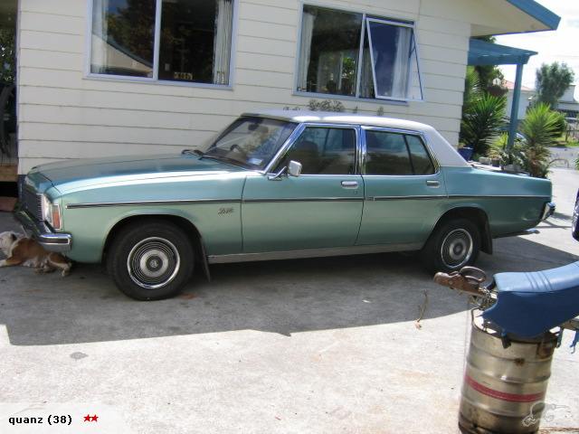 HZ Holden in Sage Green Met — Statesman DeVille Sedan