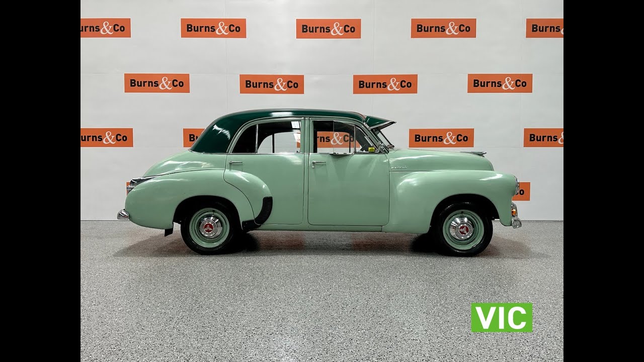 FJ Holden in Forester Green over Glenn Green — Special Sedan