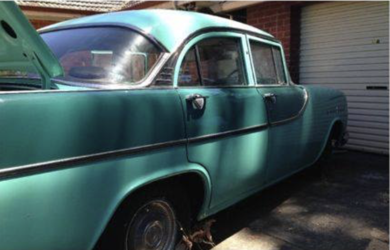 FB Holden in Belmont Green with Biscay Green Insert — Special Sedan