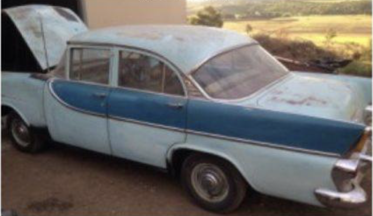FB Holden in Banff Blue with Canyon Blue Insert — Special Sedan