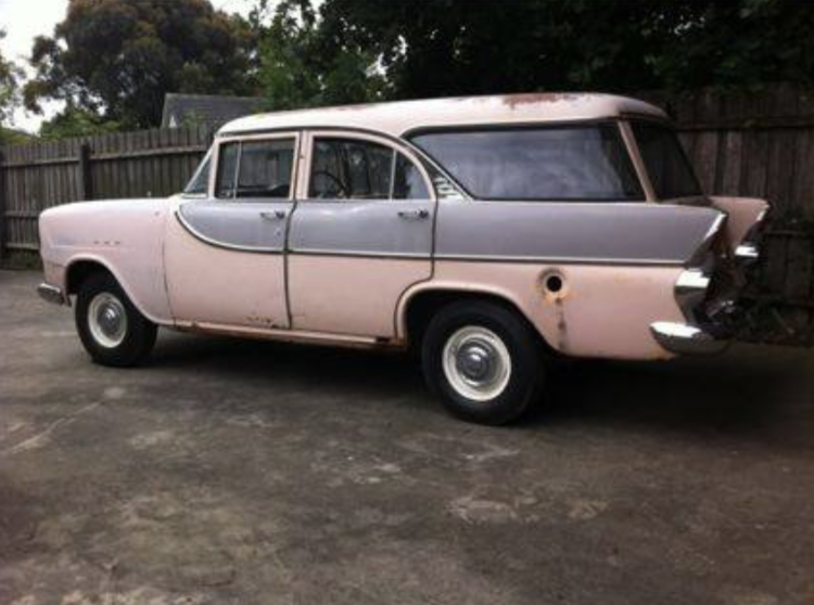 FB Holden in Scallop Beige with Morning Grey Insert — Special Sedan