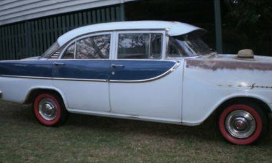 FB Holden in Wedgwood Blue with Marine Blue Insert — Special Sedan