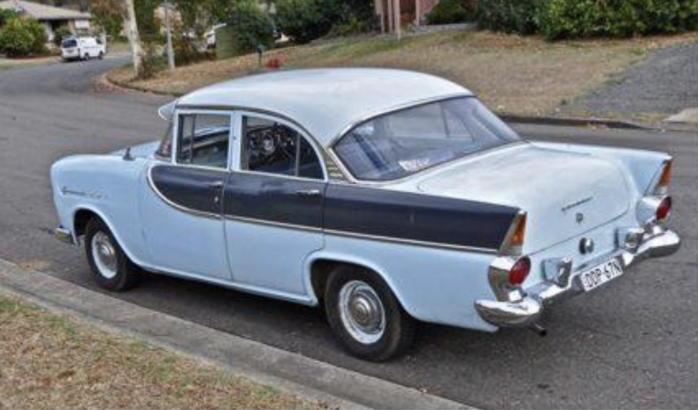 FB Holden in Wedgwood Blue with Cathay Grey Insert — Special Sedan