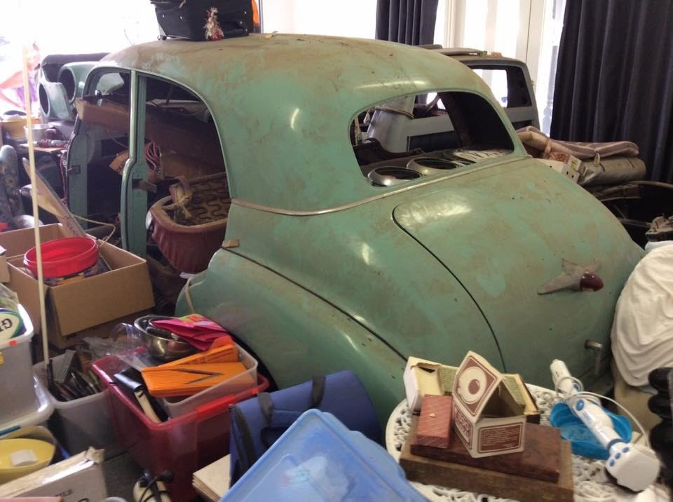 FJ Holden in Manly Blue Met — Special Sedan