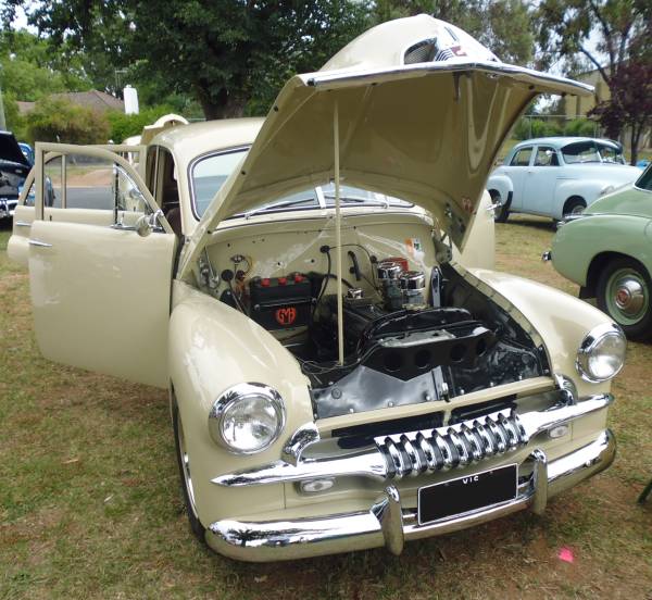 FJ Holden in Lithgow Cream — Business Sedan