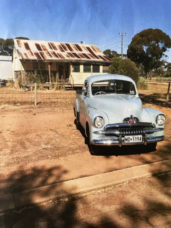 FJ Holden in Calamine Blue — Coupe-Utility