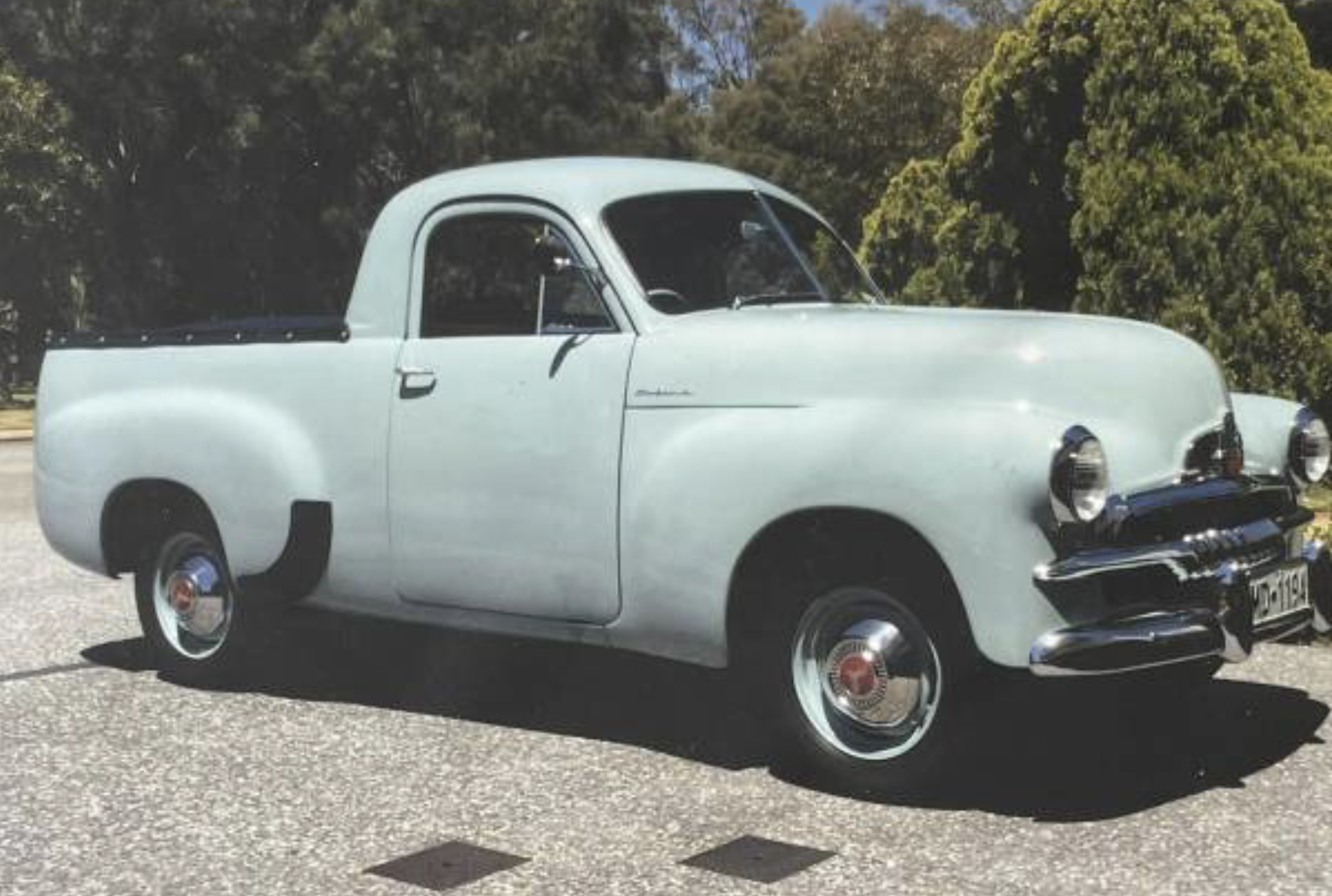 FJ Holden in Calamine Blue — Coupe-Utility