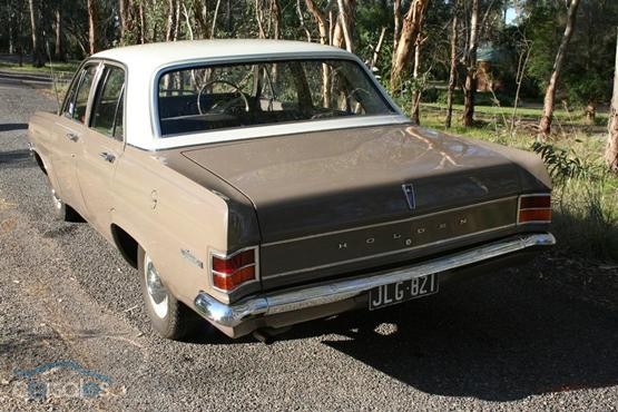 HD Holden in Fowlers Ivory over Taralga Fawn — Special Sedan