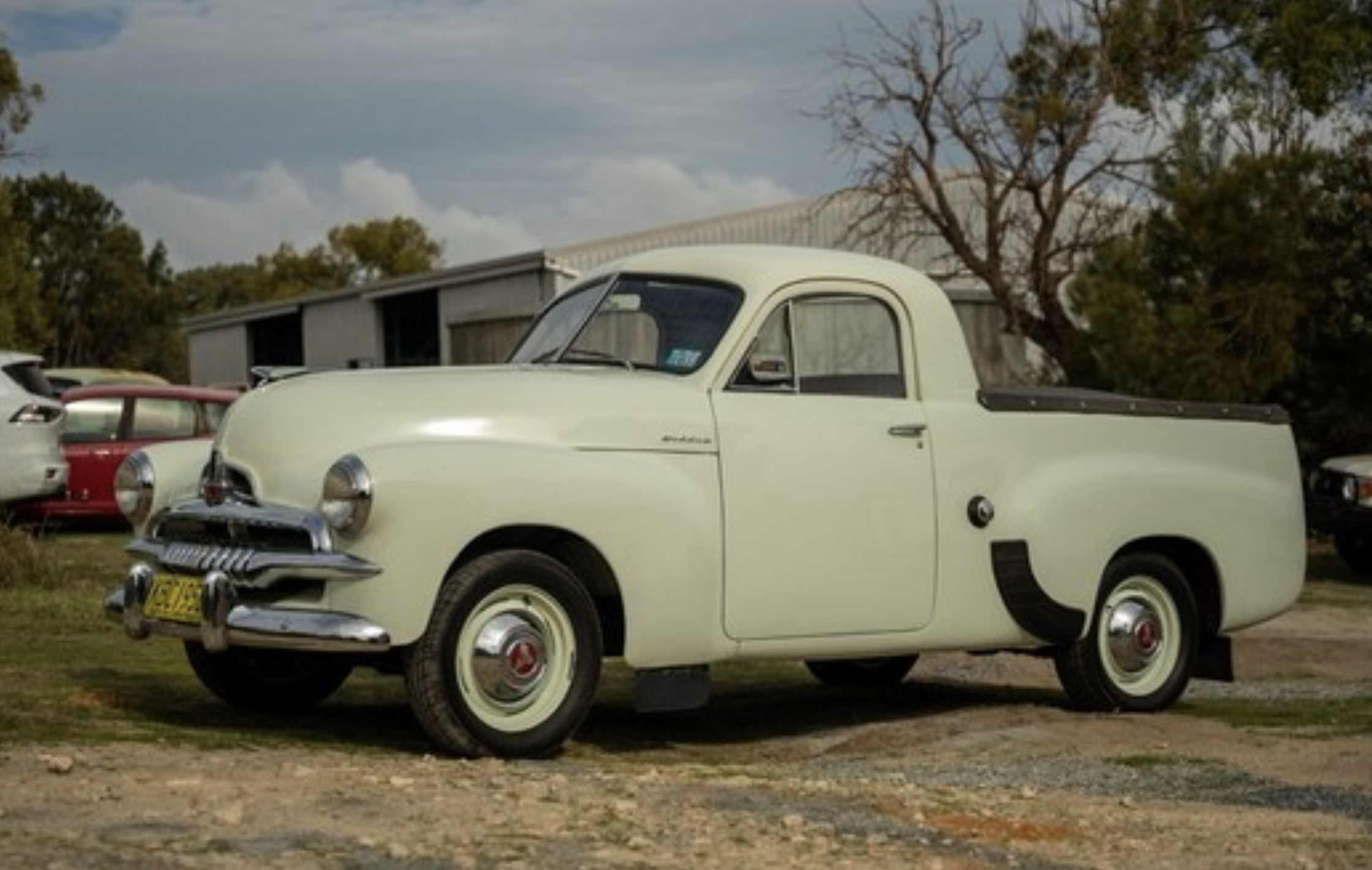 FJ Holden in Milano Ivory — Coupe-Utility